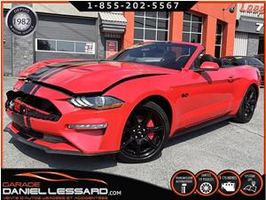 Ford Mustang CONVERTIBLE, 2.3 L ECO, AUTOMATIQUE, GPS, CAMERA 2020